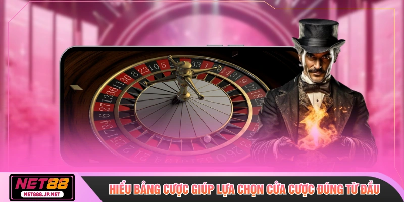 Hiểu bảng cược giúp lựa chọn cửa cược đúng ngay từ đầu